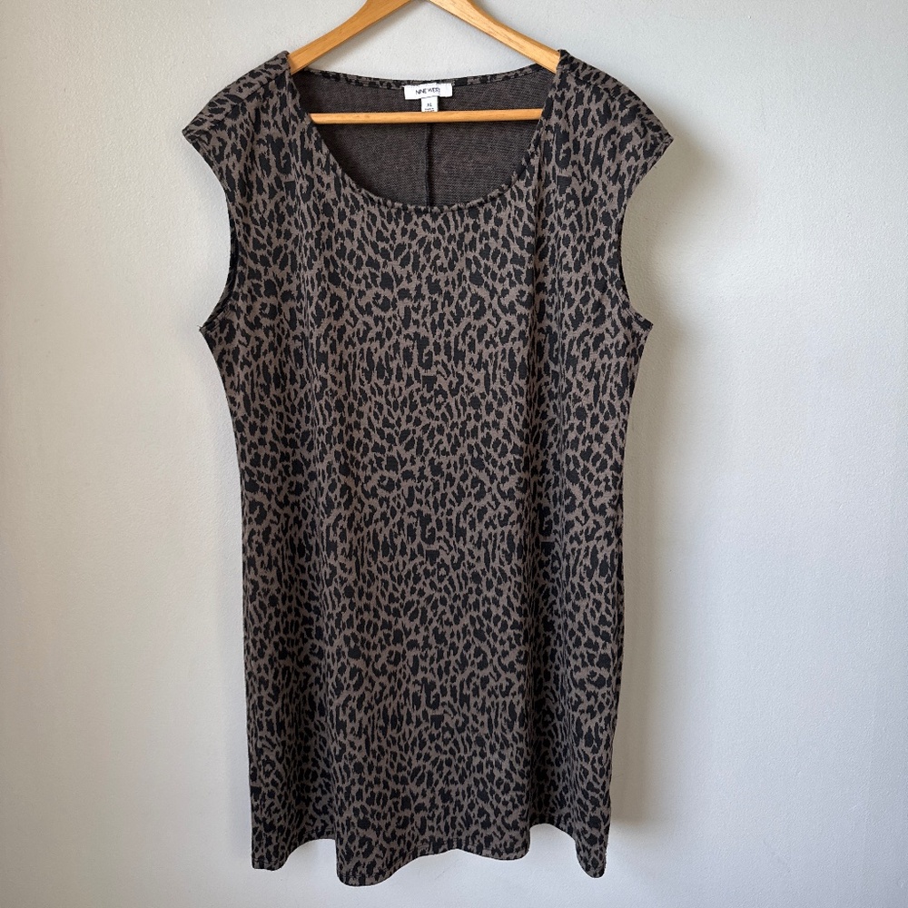 Nine West animal print dress
